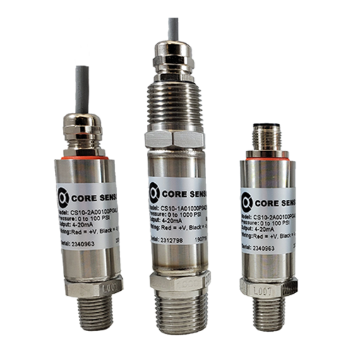CS10 Industrial Pressure Transducer, Vacuum - 45,000 PSI