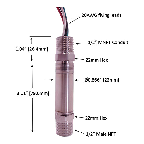 CS60 Explosion Proof Pressure Transducer