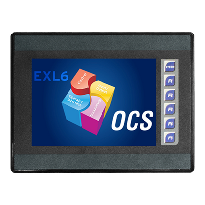 EXL6 Series PLC Controller, 6" Touch Screen