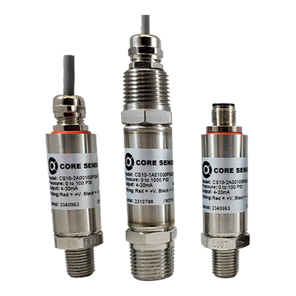 CS10 Industrial Pressure Transducer, Vacuum - 45,000 PSI