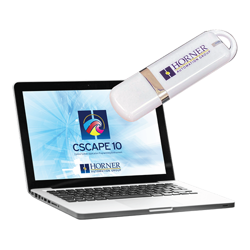 Cscape with Symbols on USB Flash Drive