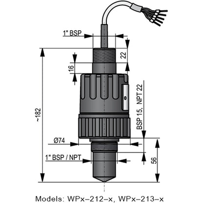 PiloTREK W-200, Non-Contact Radar Level Transmitter