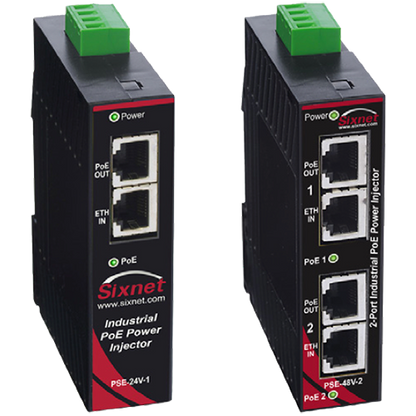 EB-PSE Series, Sixnet Power over Ethernet Injectors