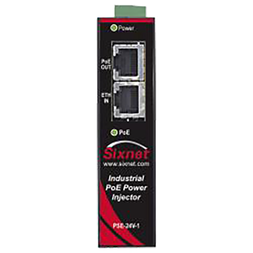 EB-PSE Series, Sixnet Power over Ethernet Injectors - EB-PSE-24V-1B